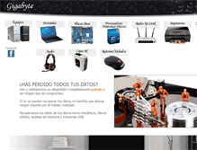 Tablet Screenshot of gigabytesl.com